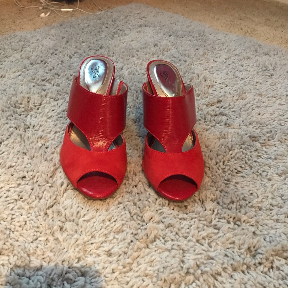 Red Alfani heels